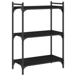 regal-na-ksiazki-drewno-metal-czarny-60x30x86-cm