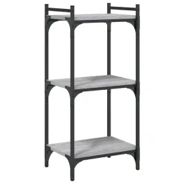 regal-na-ksiazki-drewno-metalowy-40x30x86-cm-szary-dab-sonoma