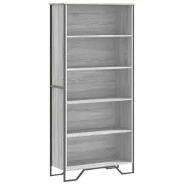 regal-biblioteczny-80x31x169-cm-szary-dab-sonoma
