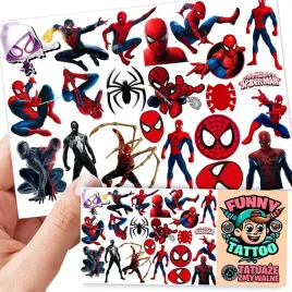 tatuaze-zmywalne-dla-dzieci-spiderman-wzory-oryginalne
