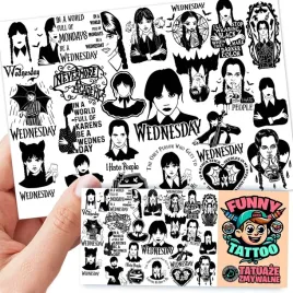 tatuaze-zmywalne-dla-dzieci-dzieciece-wednesday-oryginalne