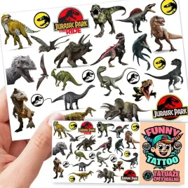 tatuaze-zmywalne-dla-dzieci-dzieciece-jurassic-oryginalne