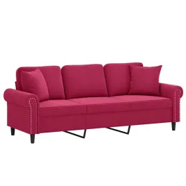3-os-sofa-aksamit-winna-czerwien-212x77x80cm-2x-poduszka