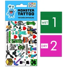 tatuaze-zmywalne-dla-dzieci-dzieciece-minecraft-wzory-jakosc