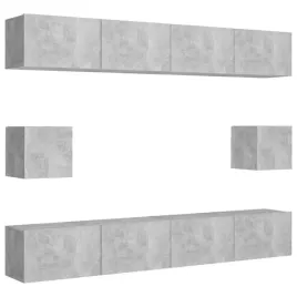 wiszaca-szafka-rtv-beton-6szt-100x30x30cm-2szt-305x30x30cm-szarosc