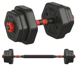 songmics-hantle-bitumiczne-zestaw-2x5kg-sztanga-gryf-regulowane