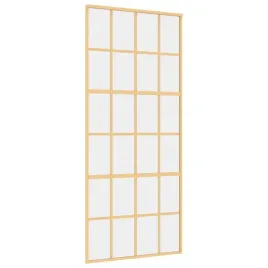drzwi-przesuwne-zlote-90x205-cm-przezroczyste-szklo-esg
