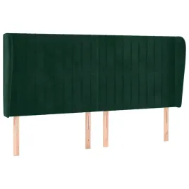 zaglowek-lozka-aksamitny-ciemnozielony-203x118cm