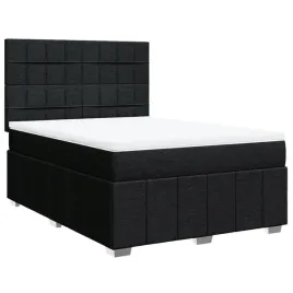 lozko-kontynentalne-z-materacem-i-topperem-160x200-cm-czarny-bialy