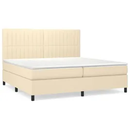 lozko-kontynentalne-kremowe-203x200x118-128-cm-materac-bialy-kremowy