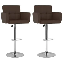 stolki-barowe-brazowe-2szt-regulacja-wysokosci-50x46x-93-115-cm