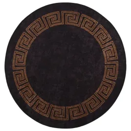dywan-ozdobny-czarno-zloty-200-cm-antyposlizgowy