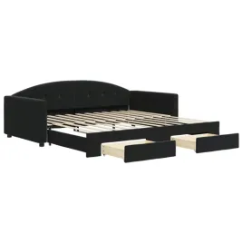 sofa-lozko-2w1-z-szufladami-aksamit-czarny-222x110x75cm