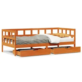 lezanka-rustykalna-2-w-1-z-szufladami-2035x975x685-cm-woskowy-braz