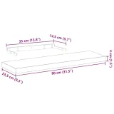 polka-scienna-debowa-80x235cm-brazowa-waga-z-opakowaniem-2-25-kg