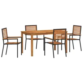 zestaw-do-jadalni-w-ogrodzie-5-szt-czarny-lite-drewno-akacji