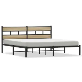 klasyczna-rama-lozka-zelazna-180x200-cm-czarny-dab-sonoma