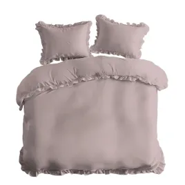 posciel-160x200-rozowa-jednobarwna-z-falbanka-pure