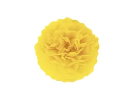 dekoracja-wiszaca-pompon-kwiat-zolty-25-cm-1-szt