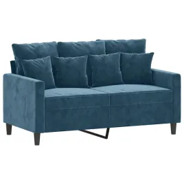 sofa-aksamitna-2-osobowa-niebieska-138x77x80-cm