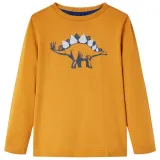 koszulka-dziecieca-dino-92-cm-ciemna-ochra