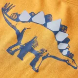 koszulka-dziecieca-dino-92-cm-ciemna-ochra-plec-unisex