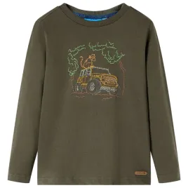 dziecieca-koszulka-khaki-z-samochodem-terenowym-rozmiar-128