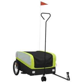 przyczepka-rowerowa-45kg-czarno-zielona-138x69x58cm