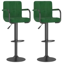 stolek-barowy-aksamitny-zielony-48x47x-90-111-cm