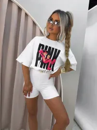 t-shirt-lamonne-pink-bialy