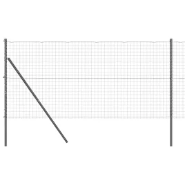 ogrodzenie-z-slupkiem-szary-12-x-25-m-stal-i-pvc