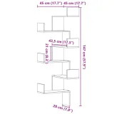 polka-narozna-scienna-dab-sonoma-45x45x147-cm-waga-z-opakowaniem-11-7-kg