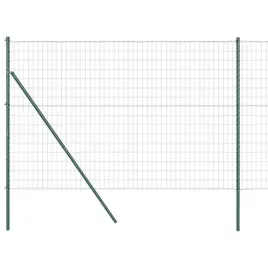 ogrodzenie-z-slupkiem-zielony-16-x-10-m-stal-i-pvc