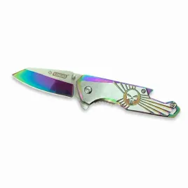 noz-skladany-kandar-a011-teczowy-punisher-taktyczny-edc-czaszka