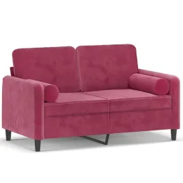sofa-2-osobowa-aksamit-winna-czerwien-138x77x80-cm
