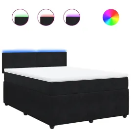 lozko-kontynentalne-z-oswietleniem-led-140x190-cm-czarne