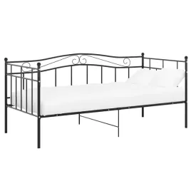 kanapa-sofa-lozko-czarne-2065x95x895cm-metal