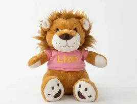 maskotka-pluszowy-lew-30cm-w-rozowej-koszulce-prezent-dla-dziecka