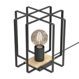 luminex-4460-lampka-gab-kortez-black-wood-1xe27