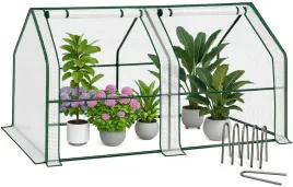 vounot-mini-szklarnia-z-2-roletami-folia-pe-biala-balkon-ogrod