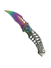 noz-skladany-karambit-teczowy-z-motywem-czaszki-edc