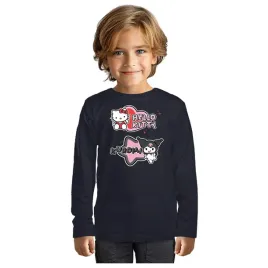 bluzka-dziecieca-koszulka-t-shirt-dlugi-rekaw-hello-kitty-kuromi-110-122