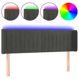 zaglowek-led-aksamitny-147x78-88-cm-ciemnoszary