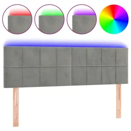 zaglowek-led-aksamit-jasnoszary-144x78-88cm