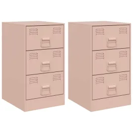 stylowe-szafki-nocne-z-stali-walcowanej-na-zimno-rozowe-3-szuflady-34