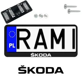 ramki-ramka-tablic-skoda-1-szt-napis-usa-jdm-ramki-pod-tablice-rejestracyj