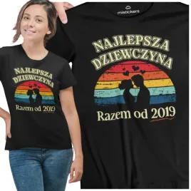 koszulka-damska-najlepsza-dziewczyna-prezent-na-walentynki-personalizowana
