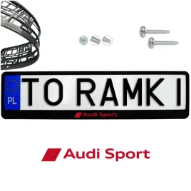 ramki-ramka-tablic-audi-sport-1-szt-kolor-czerwony-napis-pod-tablice-rejes