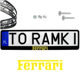 ramki-ramka-tablic-ferrari-kolor-1-szt-napis-pod-tablice-rejestracyjne