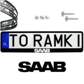 ramki-ramka-tablic-saab-1-szt-napis-pod-tablice-rejestracyjne